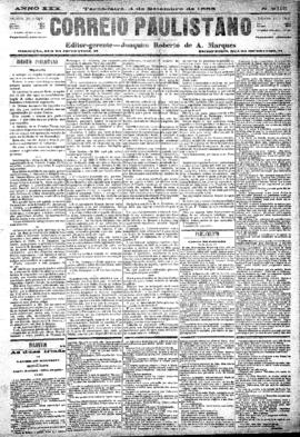 Correio paulistano [jornal], [s/n]. São Paulo-SP, 04 set. 1883.