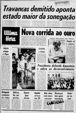 Última Hora [jornal]. Rio de Janeiro-RJ, 13 dez. 1967 [ed. vespertina].