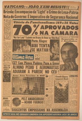 Última Hora [jornal]. Rio de Janeiro-RJ, 29 mai. 1963 [ed. regular].
