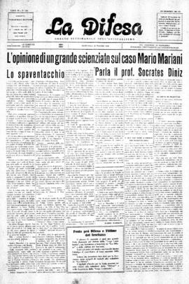 La Difesa [jornal], a. 6, n. 310. São Paulo-SP, 25 mai. 1930.