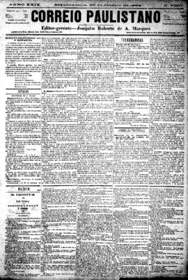 Correio paulistano [jornal], [s/n]. São Paulo-SP, 29 jan. 1883.