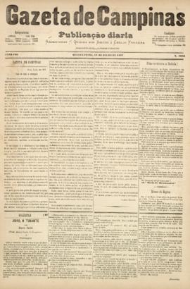 Gazeta de Campinas [jornal], a. 8, n. 1085. Campinas-SP, 18 jul. 1877.