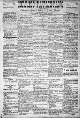 Correio paulistano [jornal], [s/n]. São Paulo-SP, 05 jun. 1884.