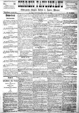 Correio paulistano [jornal], [s/n]. São Paulo-SP, 21 out. 1884.