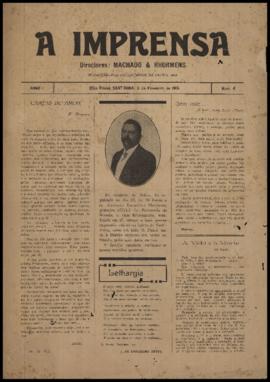 A Imprensa [jornal], a. 1, n. 4. São Paulo-SP, 03 fev. 1916.