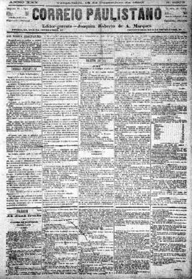 Correio paulistano [jornal], [s/n]. São Paulo-SP, 18 dez. 1883.