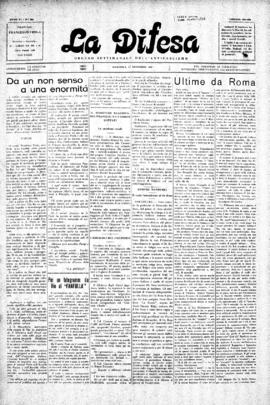 La Difesa [jornal], a. 6, n. 286. São Paulo-SP, 17 nov. 1929.