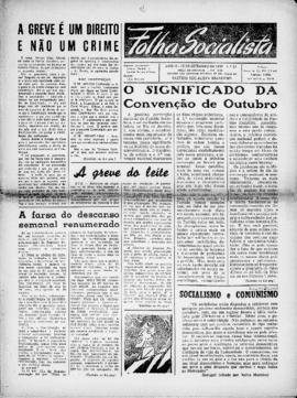 Folha socialista [jornal], a. 2, n. 35. São Paulo-SP, 15 set. 1949.
