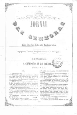 O Jornal das senhoras [jornal], t. 4, [s/n]. Rio de Janeiro-RJ, 28 ago. 1853.
