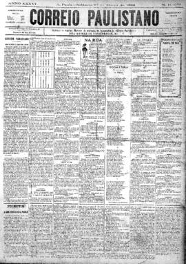 Correio paulistano [jornal], [s/n]. São Paulo-SP, 15 mar. 1890.