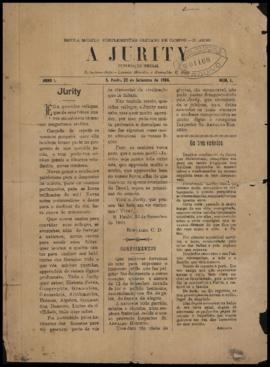 A Jurity [jornal], a. 1, n. 1. São Paulo-SP, 20 set. 1904.