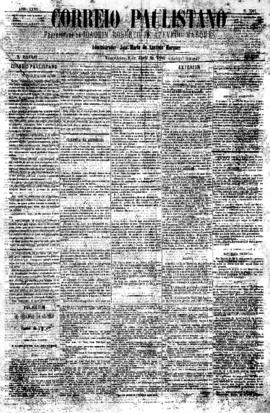 Correio paulistano [jornal], [s/n]. São Paulo-SP, 06 abr. 1880.