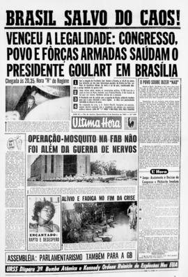 Última Hora [jornal]. Rio de Janeiro-RJ, 06 set. 1961 [ed. matutina].