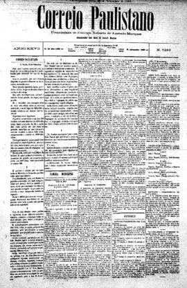 Correio paulistano [jornal], [s/n]. São Paulo-SP, 15 set. 1881.