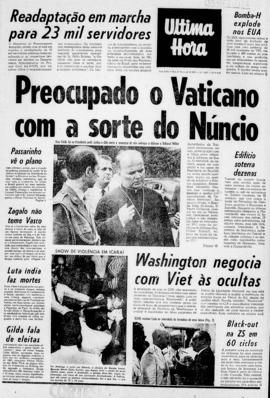 Última Hora [jornal]. Rio de Janeiro-RJ, 12 dez. 1967 [ed. vespertina].