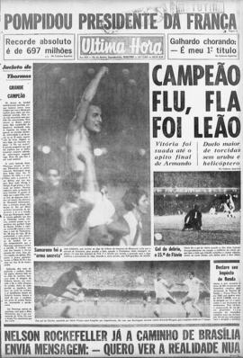 Última Hora [jornal]. Rio de Janeiro-RJ, 16 jun. 1969 [ed. matutina].