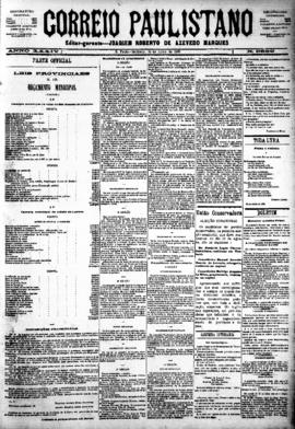 Correio paulistano [jornal], [s/n]. São Paulo-SP, 14 jul. 1888.