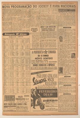 Última Hora [jornal]. Rio de Janeiro-RJ, 08 fev. 1963 [ed. regular].
