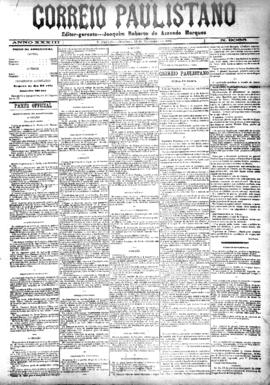 Correio paulistano [jornal], [s/n]. São Paulo-SP, 14 nov. 1886.