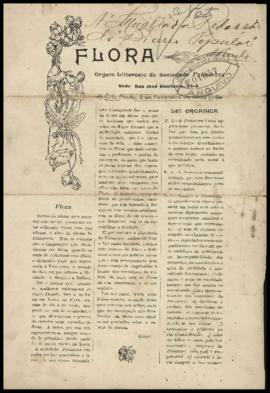 Flora [jornal], [s/n]. São Paulo-SP, 08 fev. 1902.