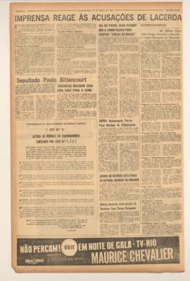 Última Hora [jornal]. Rio de Janeiro-RJ, 12 ago. 1963 [ed. regular].