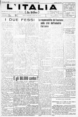 La Difesa [jornal], a. 9, n. 474. São Paulo-SP, 01 jul. 1933.