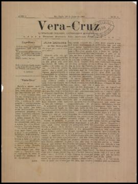 Vera-cruz [jornal], a. 1, n. 4. São Paulo-SP, 10 jul. 1904.