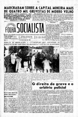 Folha socialista [jornal], a. 5, n. 11. São Paulo-SP, 05 nov. 1953.