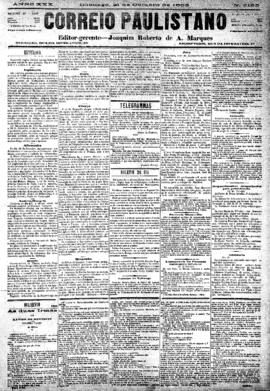 Correio paulistano [jornal], [s/n]. São Paulo-SP, 21 out. 1883.