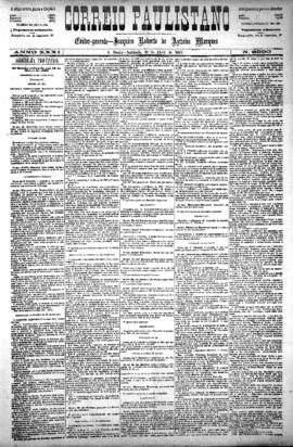 Correio paulistano [jornal], [s/n]. São Paulo-SP, 11 abr. 1885.