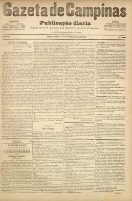 Gazeta de Campinas [jornal], a. 8, n. 1207. Campinas-SP, 18 dez. 1877.