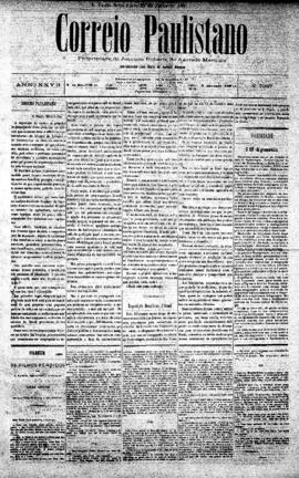 Correio paulistano [jornal], [s/n]. São Paulo-SP, 22 jul. 1881.