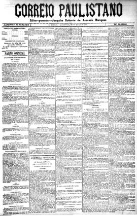 Correio paulistano [jornal], [s/n]. São Paulo-SP, 10 mar. 1887.