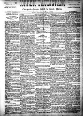 Correio paulistano [jornal], [s/n]. São Paulo-SP, 05 mar. 1886.