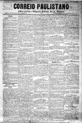 Correio paulistano [jornal], [s/n]. São Paulo-SP, 04 nov. 1882.