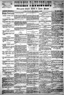 Correio paulistano [jornal], [s/n]. São Paulo-SP, 13 out. 1885.