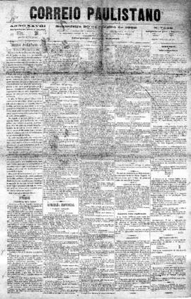 Correio paulistano [jornal], [s/n]. São Paulo-SP, 20 jan. 1882.