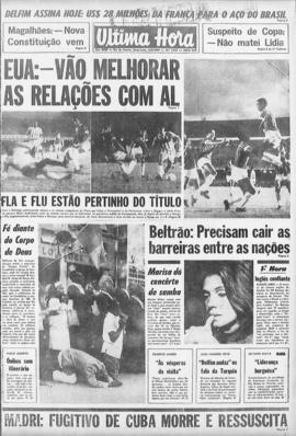 Última Hora [jornal]. Rio de Janeiro-RJ, 06 jun. 1969 [ed. matutina].