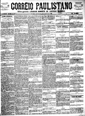 Correio paulistano [jornal], [s/n]. São Paulo-SP, 25 jan. 1888.