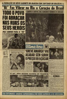Última Hora [jornal]. Rio de Janeiro-RJ, 19 jun. 1962 [ed. regular].