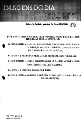 TV Tupi [emissora]. Revista Feminina [programa]. Roteiro [televisivo], 13 fev. 1964.