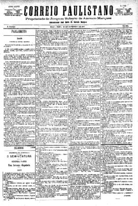 Correio paulistano [jornal], [s/n]. São Paulo-SP, 19 nov. 1880.