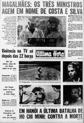 Última Hora [jornal]. Rio de Janeiro-RJ, 03 set. 1969 [ed. vespertina].