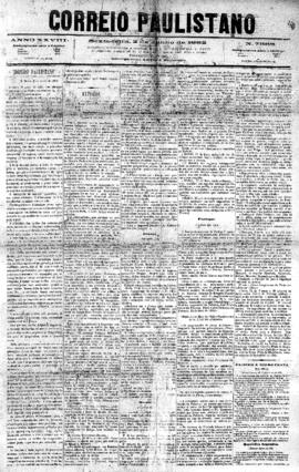 Correio paulistano [jornal], [s/n]. São Paulo-SP, 02 jun. 1882.