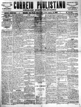 Correio paulistano [jornal], [s/n]. São Paulo-SP, 10 jun. 1892.