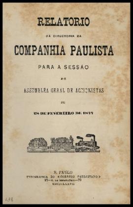 Relatório…, [nº 015], 2ª sem. 1876. Criador(a): Companhia Paulista de Estradas de Ferro. São Paul...