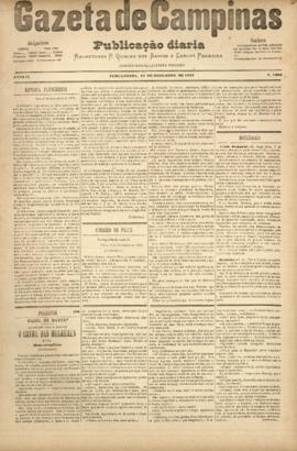 Gazeta de Campinas [jornal], a. 8, n. 1201. Campinas-SP, 11 dez. 1877.