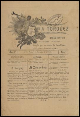 A Torquez [jornal], a. 1, n. 1. São Paulo-SP, 07 set. 1902.