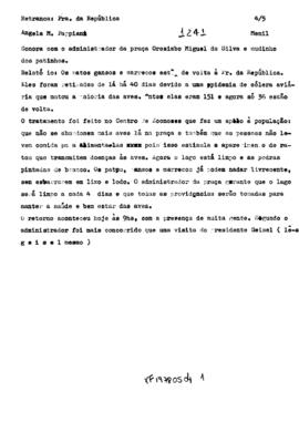 TV Tupi [emissora]. Dossiê subsidiário [programa não identificado], 04 mai. 1978.