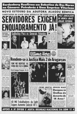 Última Hora [jornal]. Rio de Janeiro-RJ, 27 abr. 1961 [ed. vespertina].